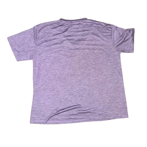 Funny Womens Heather Purple V-Neck T-Shirt With "Fun Fact: I Dont Care" Text Cas - Picture 2 of 4